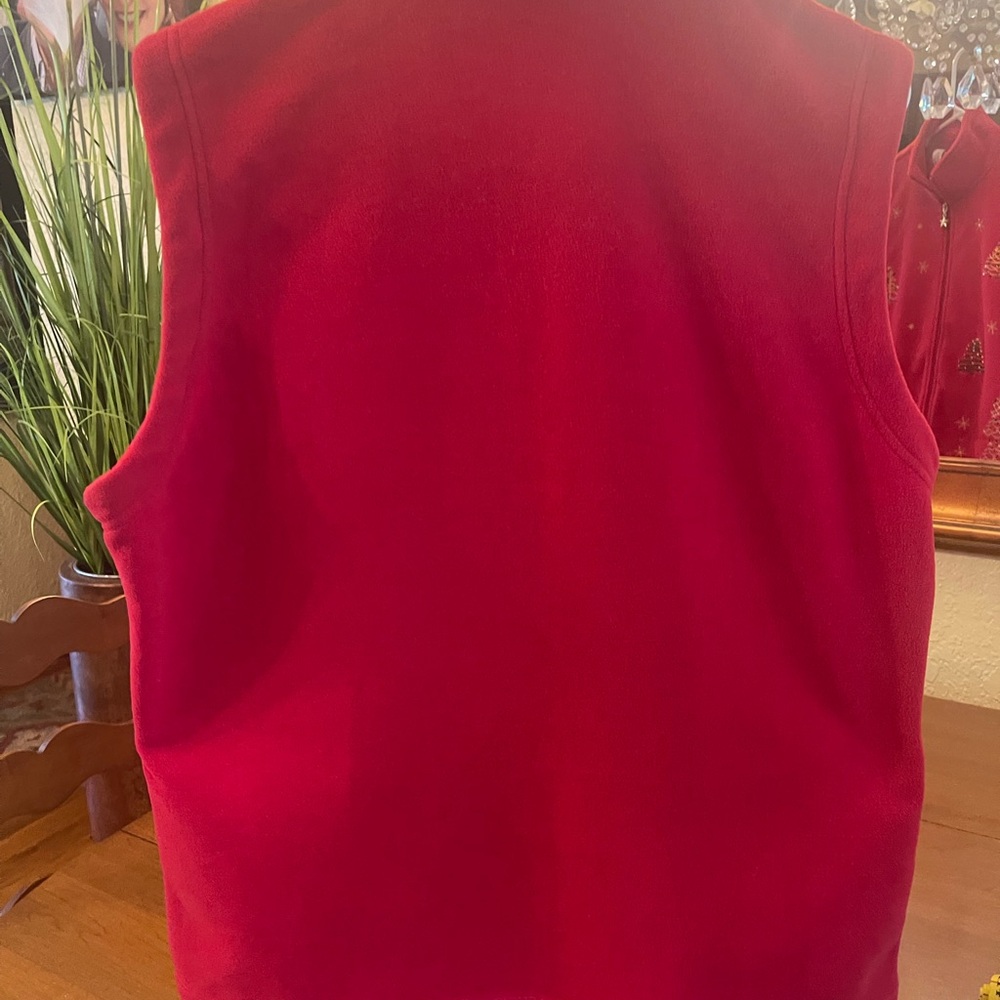 Drapers and Damons Fleece Christmas Vest Size L - Picture 6 of 6